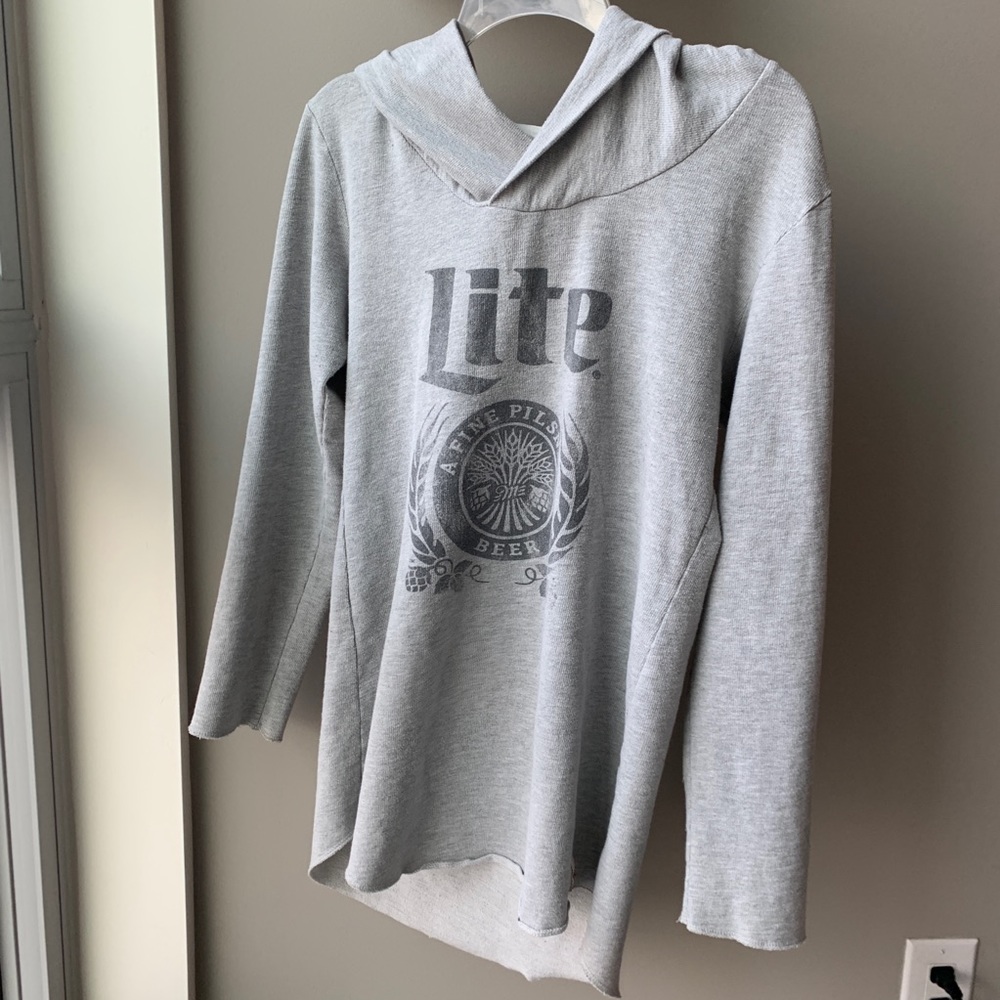 Miller Lite Tunic style hoodie size large - Picture 6 of 8